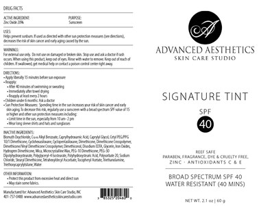 Package Label (Advanced Aes. 204)